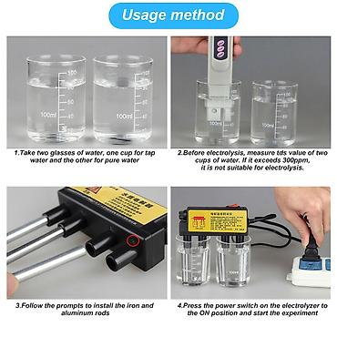 Ostali kućni aparati: Elektrolizer za vodu – aparat za vizuelno testiranje nečistoća u vodi — 2