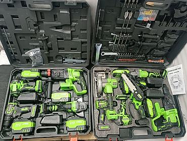 Наборы электроинструментов: Многофункциональный набор аккумуляторного электроинструмента 21V — 16