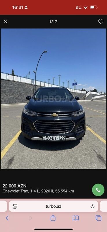 Chevrolet: Chevrolet Tracker: 1.4 l | 2020 il Krossover