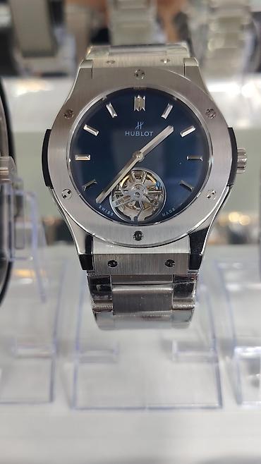 Aksesuarlar: Hublot kişi qol saatları – Swiss Made mexanika - Korpus: fırçalanmış — 1