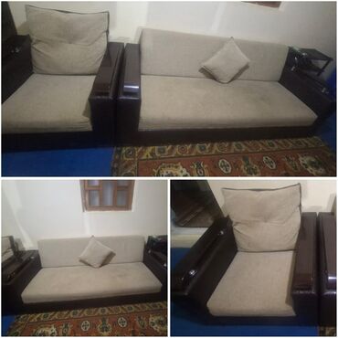 İşlənmiş, Divan, 2 kreslo, Açılmayan