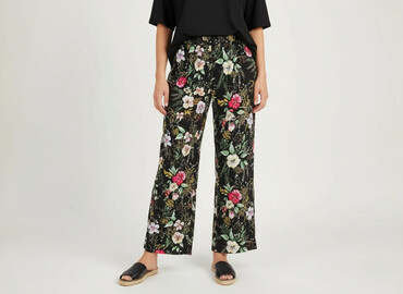 Women's Pants: Amisu, Spodnie materiałowe damskie, rozmiar L
