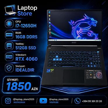 MSI: 🔥 MSI Cyborg 15 Gaming Laptop – RTX 4060 | İDEAL VƏZİYYƏT Güclü — 1