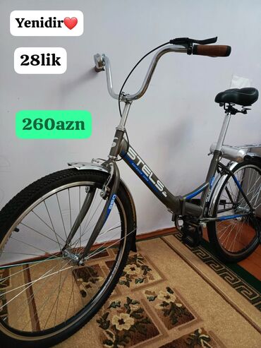velosipedler 28: Yeni Şəhər velosipedi Stels, 28"