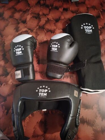 uşaq üçün boksyor əlcəkləri: Kickboks avadanlıqları elcem ve kask istifadə edilmeyib fut yeni