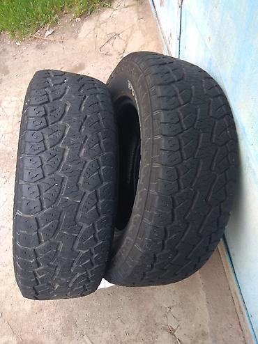 aeolus e70: Продаю две шины Hankook Dynapro ATM RF10, всесезонные M+S, радиальные — 8