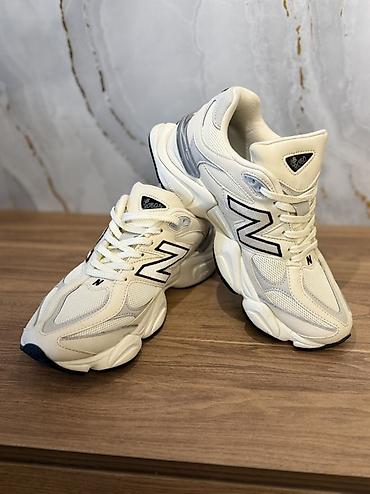 белые туфли новые: New Balance 9060 – krem rəngli unisex idman ayaqqabısı, Avropadan — 1