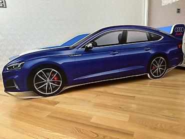 Uşaq üçün maşın çarpayıları: Uşaq maşın çarpayısı – mavi “sportcar” dizaynı - Korpus: sürətli — 3
