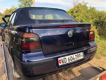 ajkula auto: VOLKSWAGEN GOLF 4 - KOMPLETAN AUTO U DELOVIMA | Golf 4 kabrio 2.0 — 5