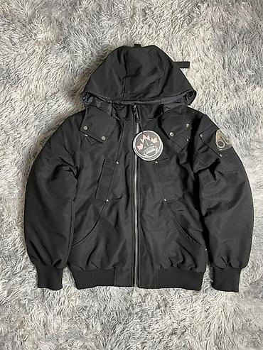 nike tech flece: Пуховик, Короткая модель, Канада, С капюшоном, M — 1