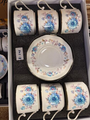 Çay dəstləri və servizlər: Çay dəsti, rəng - Ağ, Farfor, 6 nəfərlik — 3