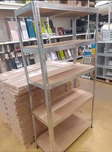 Shelves: Open shelf, color - Silver, New
