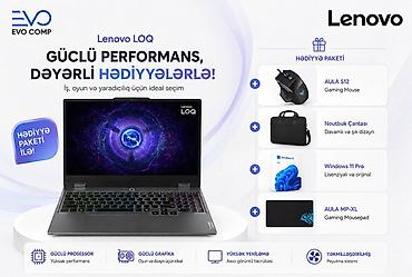 Lenovo: Noutbuk Lenovo LOQ 15IRX9 83DV01CLRK i7-13650HX | 16GB DDR5 RAM | 1TB — 1