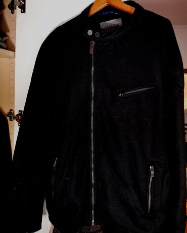 kožna jakna s: Jakna Zara, M (EU 38), bоја - Crna