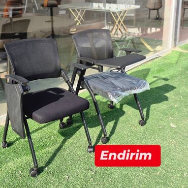 Ofis və oyun kresloları: Yeni, Təkərli, Qolları tənzimlənir, Dəri — 22