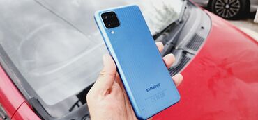 Samsung: Samsung Galaxy M12, Б/у, 32 ГБ, цвет - Синий, 2 SIM