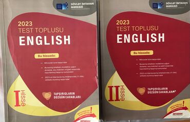 az ingilis dili tercume: Test toplusu İngilis dili 1-ci ve 2-ci hissə 2023 az işlənmiş içərisi