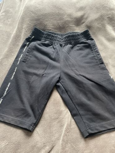 джинсовые брюки женские: Новые оригинал Черные мужские шорты Calvin Klein Jeans Slim Fit с