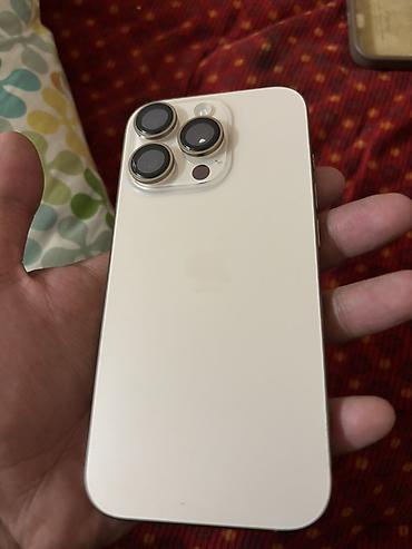 iphone 6: IPhone 16 Pro, Б/у, 256 ГБ, Desert Titanium, Чехол, Коробка, 89 % — 2