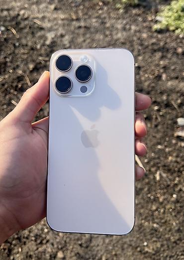 Apple iPhone: IPhone 16 Pro Max, Б/у, 256 ГБ, Desert Titanium, Чехол, 92 % — 12