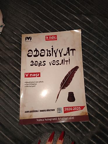 velo satışı: Məhsul: “Ədəbiyyat – Dərs Vəsaiti” (V nəşr, 2024–2025) ENDIRIM — 1