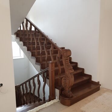 Обшивка лестниц: Изготовление лестниц на заказ город Ош — 24