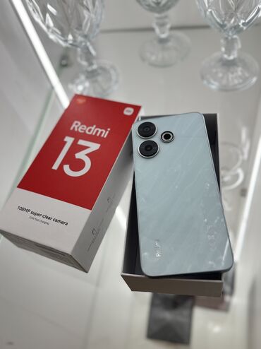 Xiaomi: Xiaomi Redmi 13, 128 GB, rəng - Göy, 
 Düyməli, Sensor, Barmaq izi