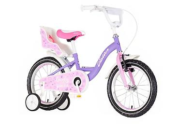 spiderman ranac: Bicikl Visitor Liloo 16" – ljubičasto roze perla - Namenjen deci — 1