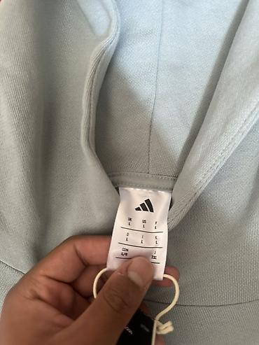 tech flecee: Худи adidas MA SZN FT HD (артикул KC3196) - Цвет: светло-серый - — 2