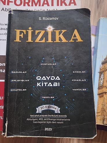 informatika qayda kitabi: Məhsul: “Fizika – Qayda Kitabı” Müəllif: S. Rüstəmov Nəşr ili: 2023 — 1