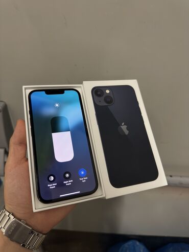 Apple iPhone: IPhone 13, 128 GB, Midnight, Zəmanət, Simsiz şarj, Face ID — 1