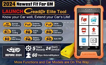 Alati za automobile: Novo-LAUNCH X431 Creader Elite OBD2 za GM, Chevrolet, Cadillac, Buick — 4