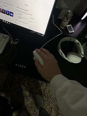 apple magic mouse: Attack Shark X11 simsiz/simli gaming mouse - Rəng: ağ - Bağlantı — 4