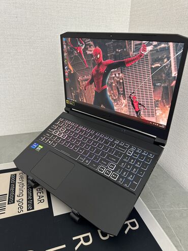 ноутбук 3050: Ноутбук, Acer, 16 ГБ ОЭТ, Intel Core i7, 15.6 ", Колдонулган, Оюндар үчүн, эс тутум NVMe SSD