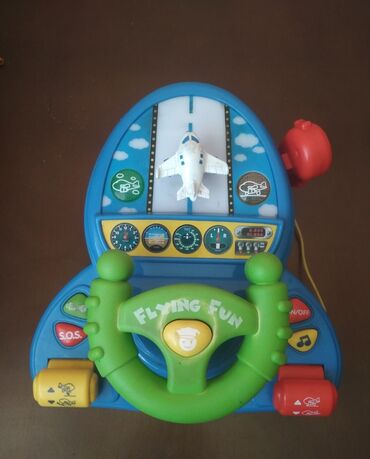 интерактивная игрушка: Продается игрушка - интерактивная панель " Пилот самолёта". Руль