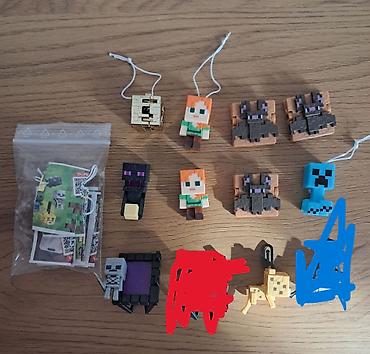 брелки among us: Məhsul: Minecraft temalı asılqan/aksesuar fiqurları dəsti Tərkib: - — 1