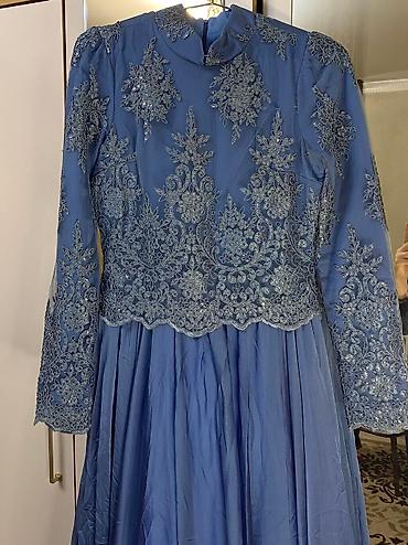 Танцевальные платья: Бальное платье, Длинная модель, цвет - Голубой, L, В наличии at lalafo.kg — 13 Танцевальные платья: Бальное платье, Длинная модель, цвет - Голубой, L, В наличии — 13