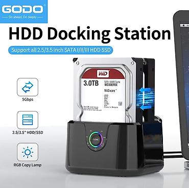 Другие комплектующие: Док-станция GODO GDPD01T для SATA жестких дисков/SSD 2.5/3.5 с — 1