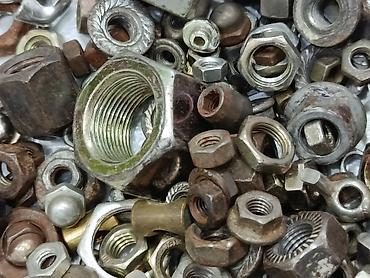 qeder ot bicen: Müxtəlif ölçülü və növlü metal qayka(gayka) dəsti Məhsul təsviri: - — 5
