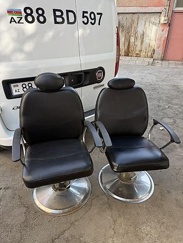 salon stulu: Salon və ya bərbərxana üçün 1ədəd kreslo. Kreslolar qara rəngdədir — 2
