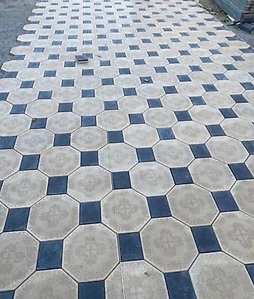 Тротуарная плитка: Тротуарная плитка «Восьмиугольник + квадрат-вставка» - Формат: набор — 1