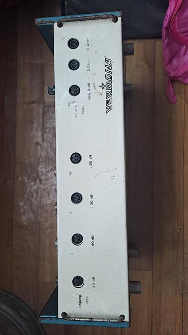 Səs avadanlığı: Vermona Regent 60 – vintage səs gücləndiricisi Xüsusiyyətlər: - — 3