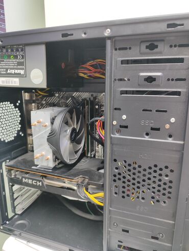 компьютеры для игр: Компьютер, ядер - 12, ОЗУ 8 ГБ, Игровой, Б/у, Intel Core i5, AMD Radeon RX 580, HDD + SSD