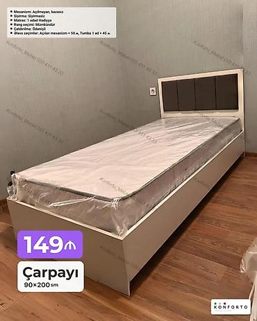 Çarpayı – 90×200 sm - Mexanizm: Açılmayan, bazasız - Sıyırma