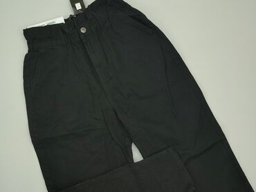 czarne materiałowe spodnie obcisle na pupie: Material trousers, Esmara, L (EU 40), condition - Very good