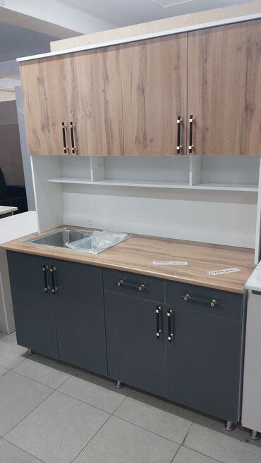 Кухонные гарнитуры: Кухонный гарнитур, Новый, цвет - Белый, ДСП, Бесплатная доставка, Платная доставка at lalafo.kg — 16 Кухонные гарнитуры: Кухонный гарнитур, Новый, цвет - Белый, ДСП, Бесплатная доставка, Платная доставка — 16