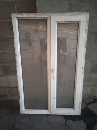 прием бу пластиковых окон: Пластиковое окно, цвет - Белый, Б/у, 145 *94
