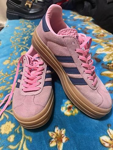 босоножки женские кожаные: Кроссовки, 37, Adidas, Б/у, цвет - Розовый, Самовывоз — 1