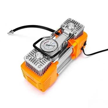 Kompresori za vazduh: Prenosivi dvoklipni auto kompresor sa manometrom - Snaga: 180 W — 6