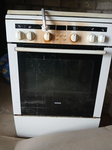 Plitələr və bişirmə panelləri: Plitə Siemens, Qazlı, Ayrıca dayanan, 4 gözlü, İşlənmiş